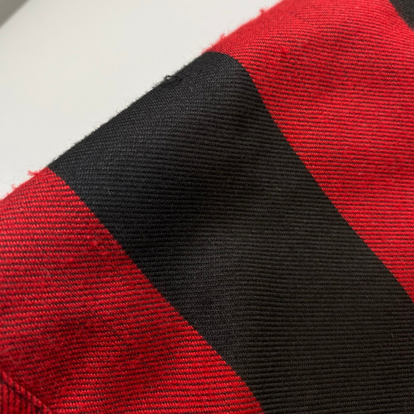 DIXXON Flannel Shirt Mens 3X The Cobain Red Black Striped Flannel Grunge Nirvana - Picture 15 of 15